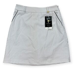 NWT Golfino Golf Skort Skirt Women's Size 4 Perfect Round Polka MSRP $209